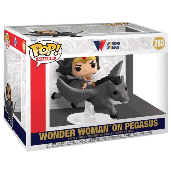 FUNKO POP! - DC Comics - Wonder Woman 80th Wonder Woman on Pegasus #280